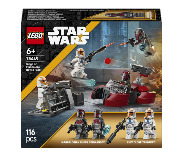 LEGO STAR WARS 75449 Oblężenie mandalory — zestaw bitewny - 1473555 - zdjęcie